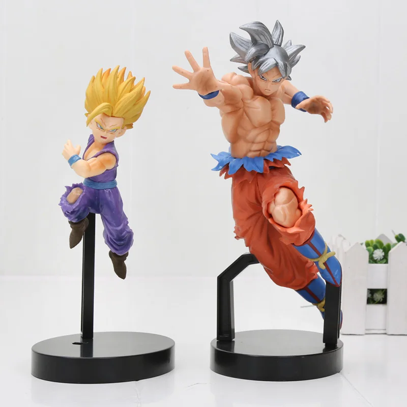 DXF dragon ball Z super sayian son Goku Ultra Instinct Goku Migatte No Gokui dragon ball серебро gokou ПВХ Фигурки игрушки