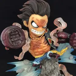 Четыре напильника Luffy Q версия японского аниме фигурки Onepiece фигурка ПВХ Модель Дети Любовник детский подарок Модель Коллекция