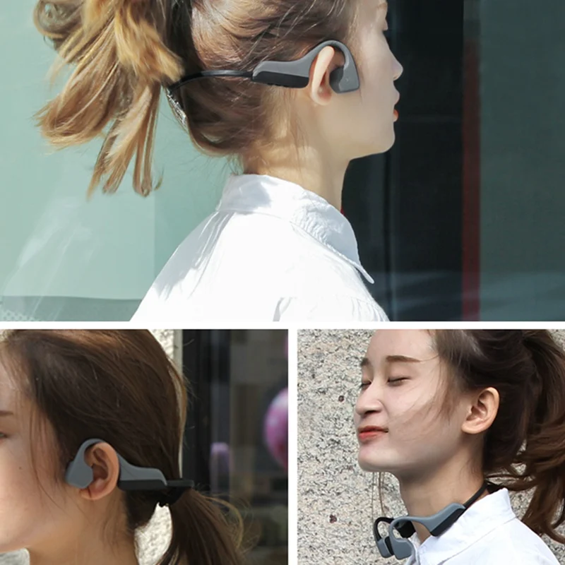 VTIN V8 Bone Conduction Wireless Bluetooth Earphone IPX5 Waterproof Outdoor Sport Headset with Microphone Handsfree Headsets     (22)