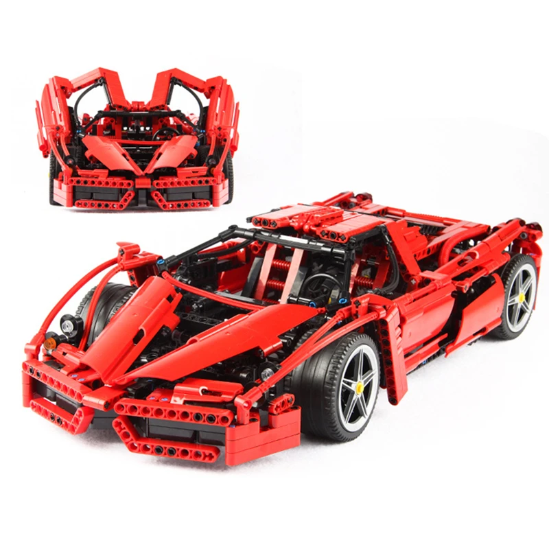 

Bela 9186 Enzo 1:10 Car Model Building Block Sets 1359pcs Educational Jigsaw DIY Construction Bricks Gift block toys 8653