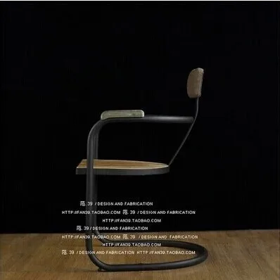 American country to do the old retro bar, wrought iron furniture dinette antique wood chair parlor chair Specials