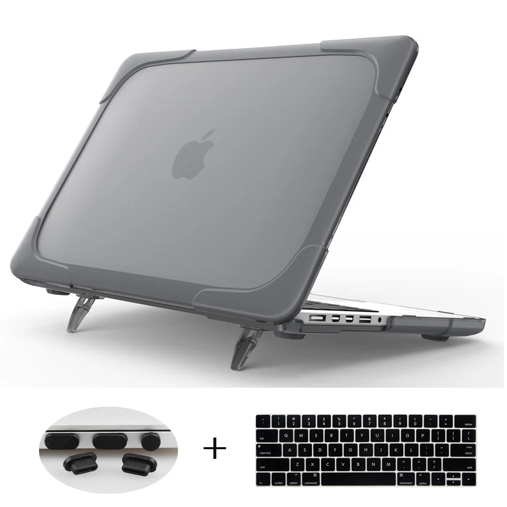 Ударопрочный внешний чехол складная подставка для Macbook Air Pro Retina 11 12 13 16 дюймов Touch Bar M1 A2338 A2251 2020 A2337 A2179|cases for