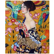 5d DIY дрель мозаика, вышивка крестиком "Густава Климта" Женщина алмазная живопись, домашний декор 3D полный квадратный Вышивка Изображение на заказ