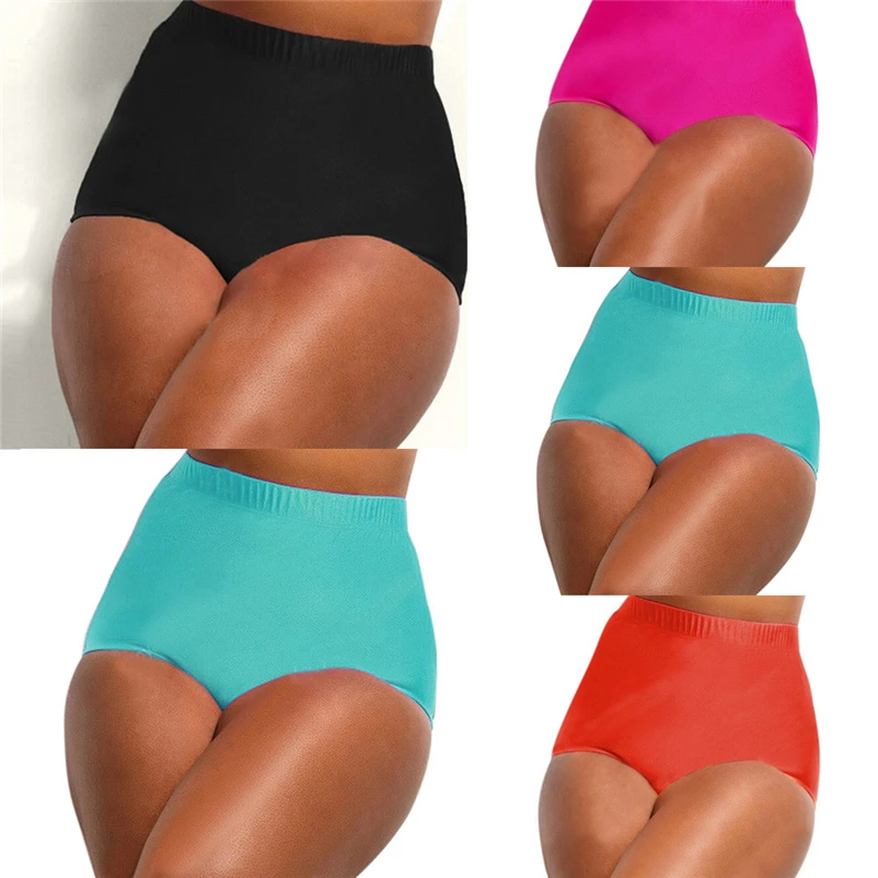Solid color sexy women swimming trunks summer beach swim wear bikini bottom thong lady bath Brief wearing sale #FS#4JU06 (1)