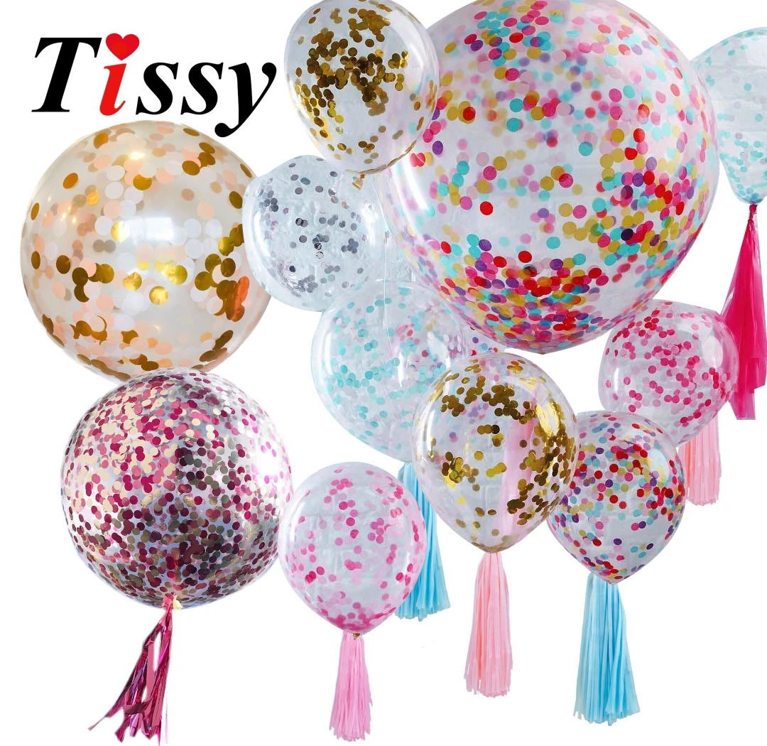 10g/30g Confetti Balloon Gold Foil Circle Round Paper Confetti for 12/