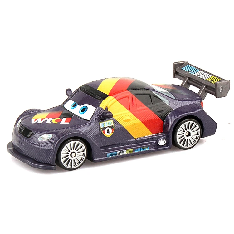 Pixar CARS 2 toy Metal DieCast Car Alloy Classic Car German car and The  French car 2 PCS/Let