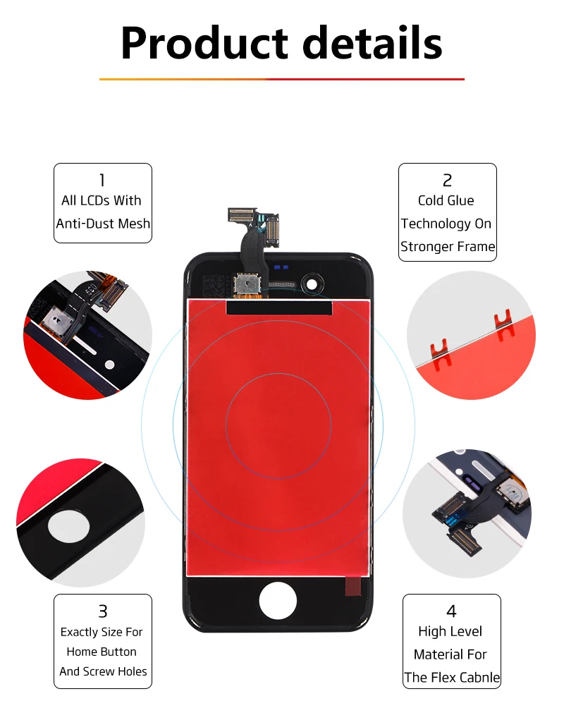 iphone 4 lcd screen factory