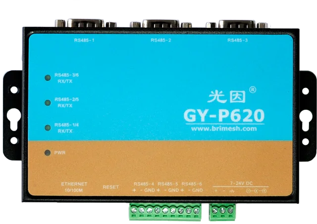 Full Isolation Protection 6 Ports Serial Device Server + Modbus Gateway RS485 to Ethernet TCP/IP Virtual COM Win10 64