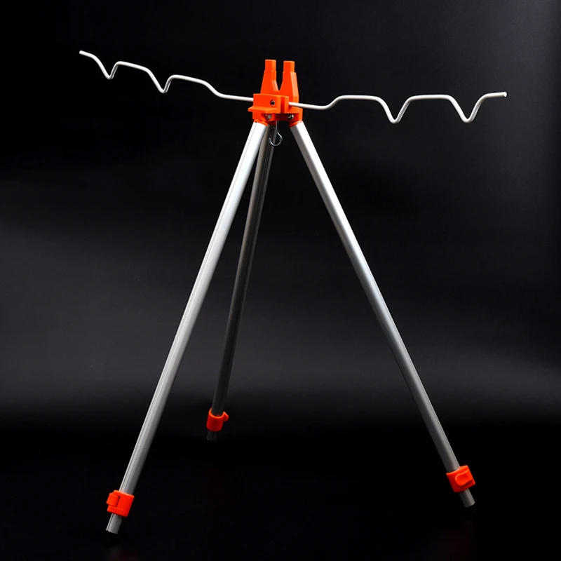 Portable 3 Leg Aluminium Alloy Fishing Rod Holder ...