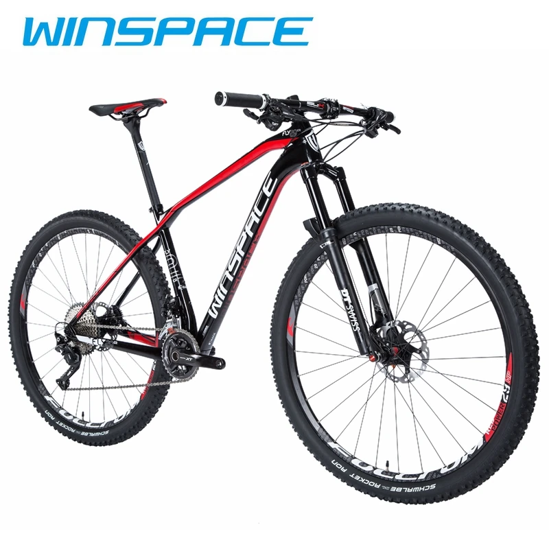 Clearance WINSPACE FLY 29er MTB bike frame carbon fiber bicycle frame carbon XC frame 1160g 4