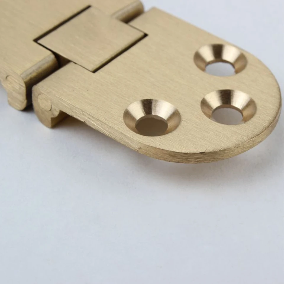 Copper Semi Circular Folding Hinge Thickening Countertop Hinge 180