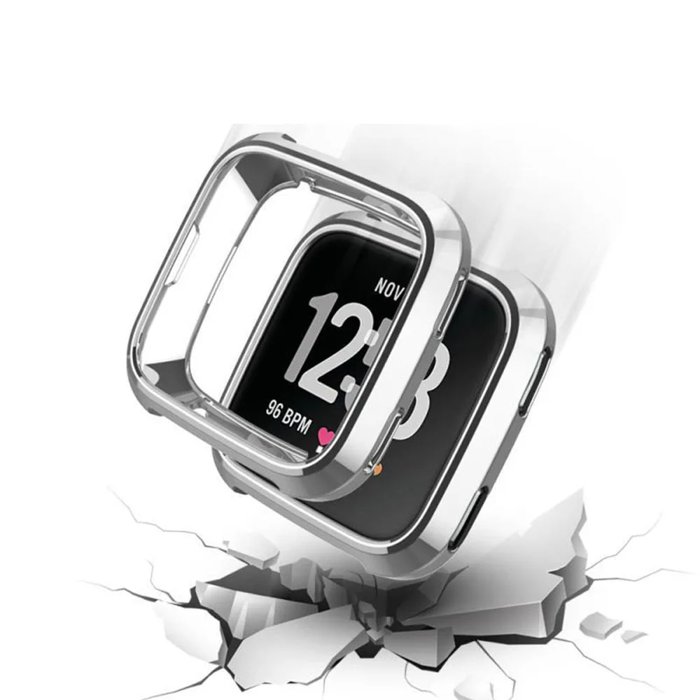 Ультратонкий Мягкий защитный силиконовый чехол из ТПУ Для Fitbit Versa носимые