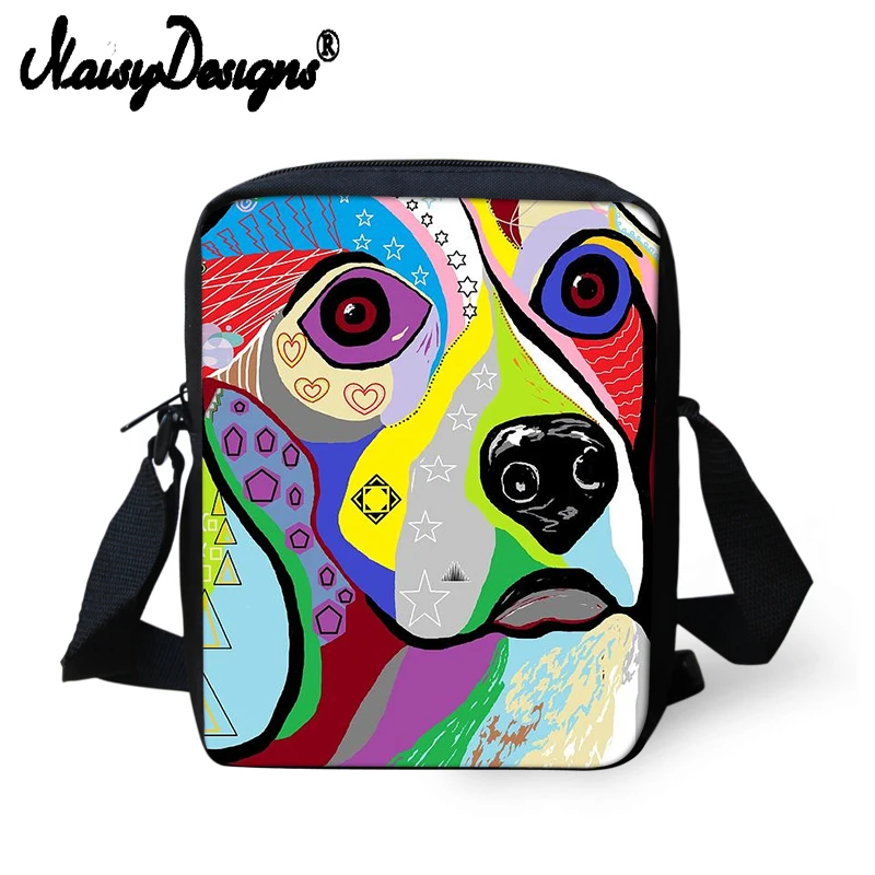 

Causal Customize Women Messenger Bags Cute Pet Pug Bulldog Corgi Dog Greyhound Art Printing Shoulder Bag Crossbosy Bag For Girls