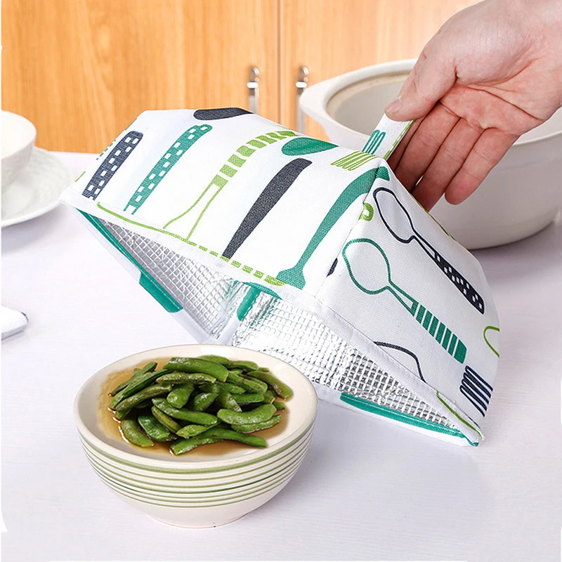 

Foil Food Insulation Cover Foldable Aluminum Heat Preservation Insulation Kit Kitchen Accessories