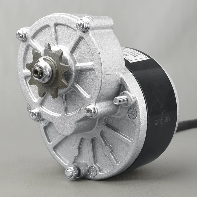 Cheap 1PC Hot 250w 24v gear motor brush motor electric tricycle DC gear brushed motor Electric bicycle motor MY1016Z2