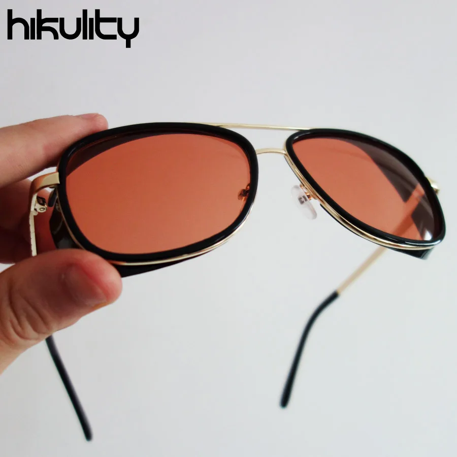 Iron Man 3 Tony Stark Sunglasses for Men - Superhero Gothic Male Steampunk Goggles in Red image 4