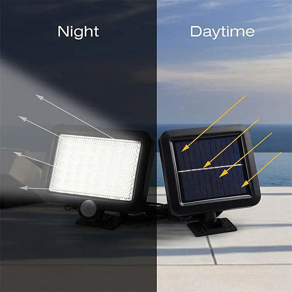 Leds ao ar Decoração do Jardim Sensor de Iluminação Dcoo Lâmpada Solar Livre Gramado Lâmpadas Luzes Parede Detecção Movimento 56 9 Cheap Lâmpadas solares
