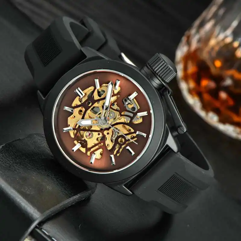 Автоматические Мужские часы Mechanica мужские Relogio Masculinol из нержавеющей стали MCE
