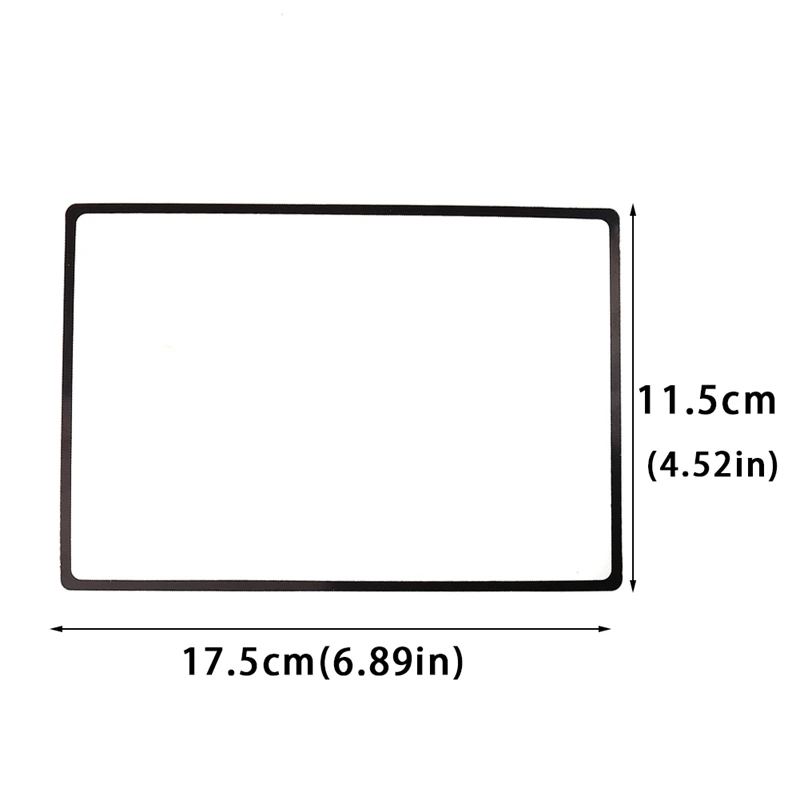 X3 книжное увеличение 180X120 мм Convinient A5 плоский ПВХ лист-Лупа увеличительное стекло для чтения объектив