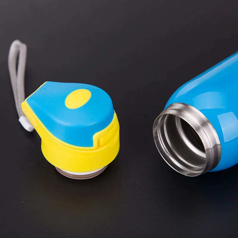 AIWILL мини термос из нержавеющей стали Колба для детей одно касание вакуумные фляжки-термосы соломы спортивный термос бутылка