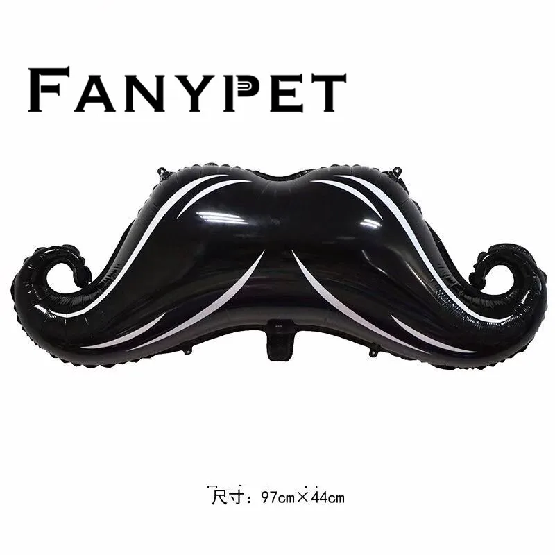 

1Pcs Little Man Baby Shower Decorations Balloons Mustache Shape Ball Halloween Black Beard Christmas Balloon Kids Toys Supplies