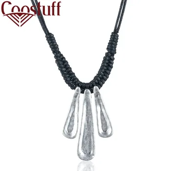 

Trendy Pendant Long Necklace for Women Jewelry VIntage Chokers Black Rope Chains necklaces & pendants jewellery suspension 2020
