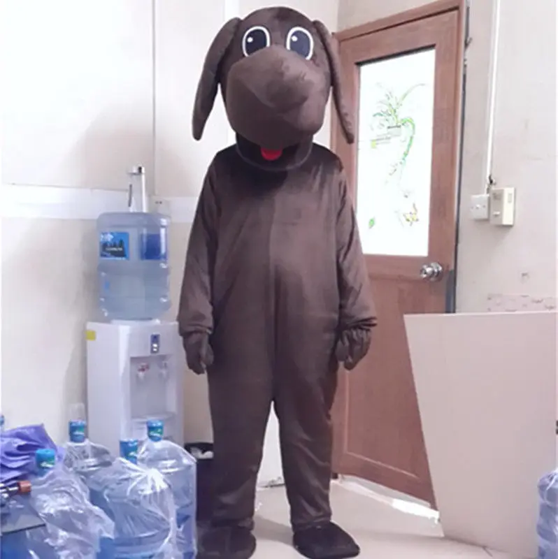 New Adult Best Sale Foam Cute Coffe Dog Mascot Costume Christmas Fancy Dress Halloween | Тематическая одежда и униформа