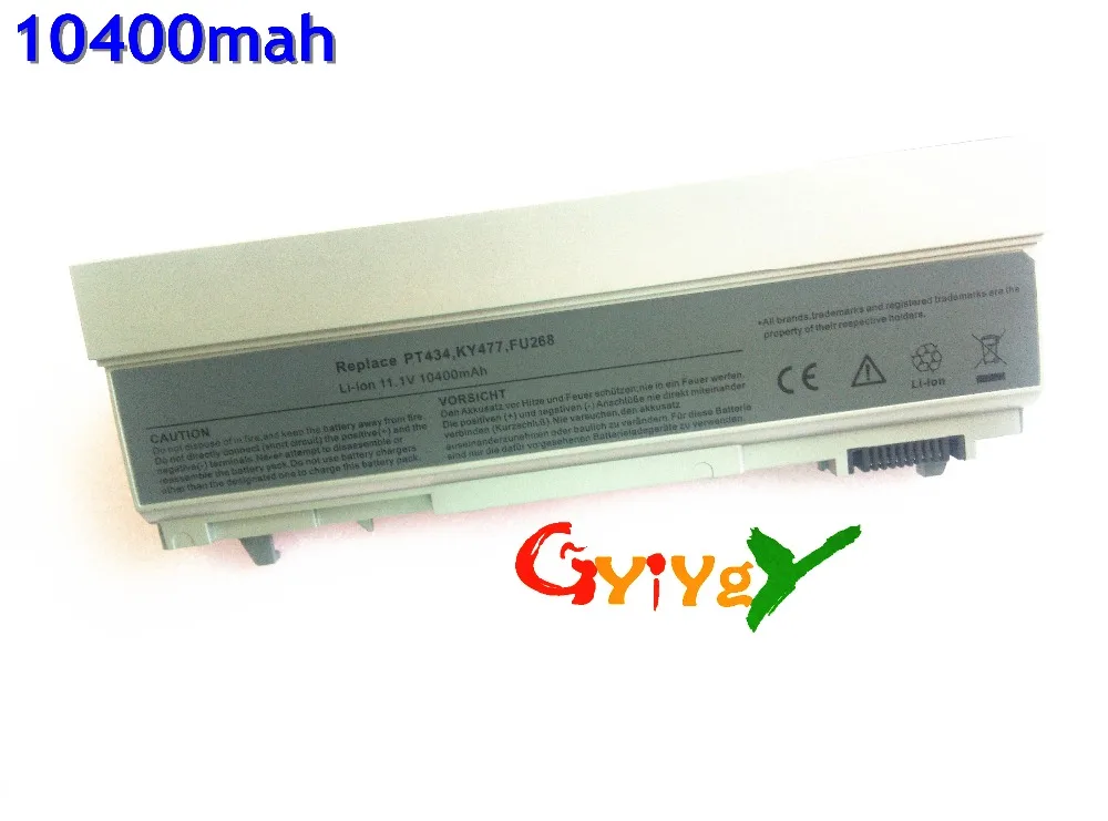 Аккумулятор 10400 мАч и 4400 для Dell Inspiron E6400 E6410 E6500 E6510 M2400 M4400 M4500 4M529 W1193 KY265 PT434 KY477