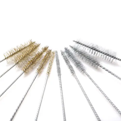 Fixmee 10 pcs 8/10/14/16/20/25mm Brass and stainless steel Rotary wire