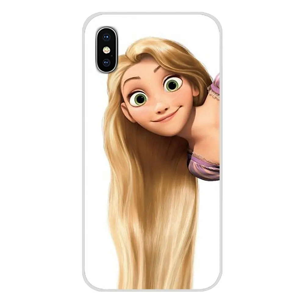 Спутанные Флинн Рапунцель Ruff ryers длинные волосы для Apple IPhone X XR XS MAX 4 4s 5 5S 5C SE 6 6 S 7 8 Plus ipod touch 5 6 мягкий чехол - Цвет: images 8