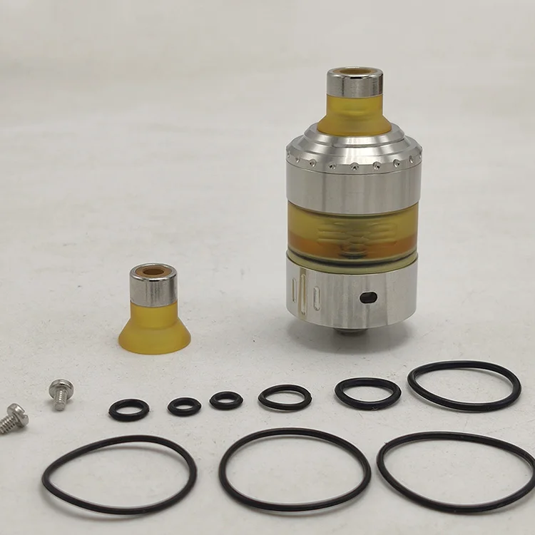 1 шт. Coppervape Hussar Project X MTL RTA 22 5 мм 2 мл PEI Tank позолоченный контактный закругленный