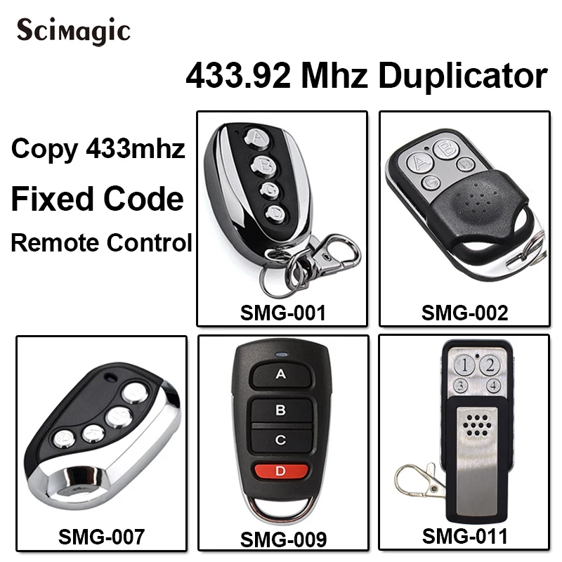 5 стилей протектор TX433, PTX433405 Замена 433 МГц фиксированный код дистанционного управления/передатчик ворот/Беспроводное реле/гаражное управление