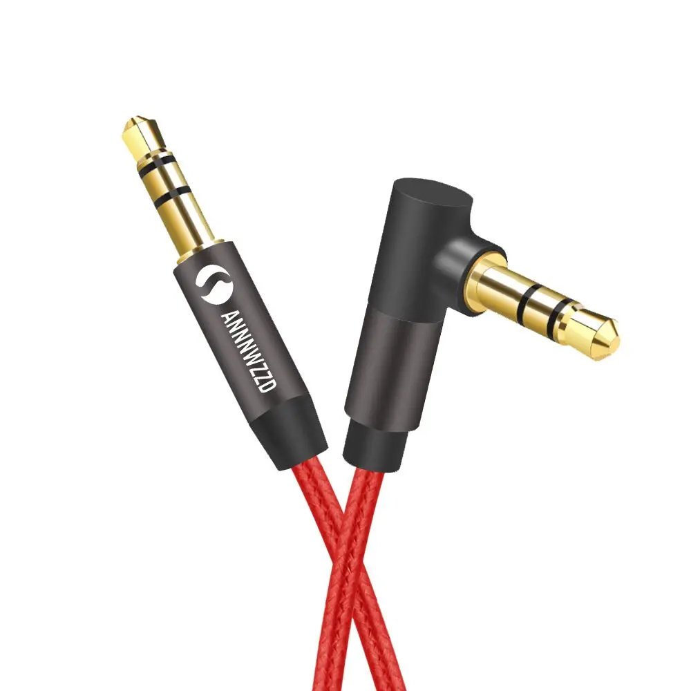 AUX font b Cable b font 3 5mm Audio font b Cable b font 90 Degree
