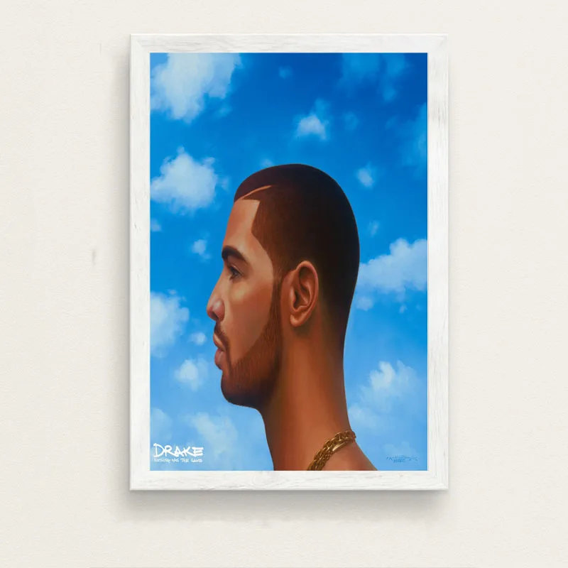 P555 Drake горячий музыкальный альбом больше жизни Vews хип-хоп рэп рэпер звезда художественная живопись шелк Холст плакат настенный домашний декор - Цвет: 2