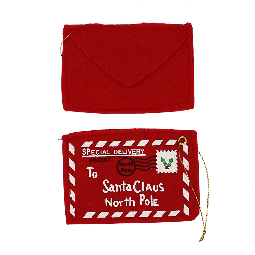 HUADODO 2 шт. Рождественский кулон конверт Рождественская елка висячие украшения маленький Рождественский подарок сумки для конфет вечерние украшения для дома