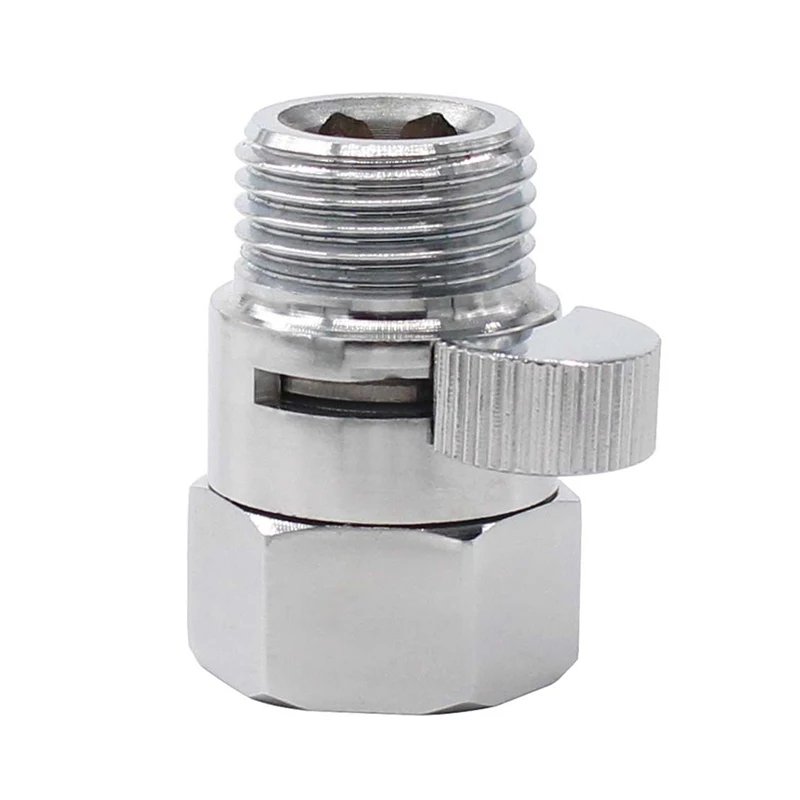 

Adapter Shower Head Valve 2pcs Sprayer Quick flow Water outlets Tube Shut Off Control Switch Parts Replacement