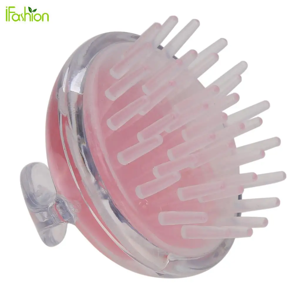 Silicone Head Body Massager Shampoo Scalp Massage Brush Hair Washing