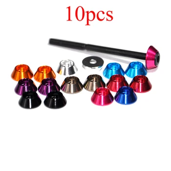 

10PCS Aluminium Alloy M3 Round Gasket Spacer Shim Washer for Cup Head Inner Hex Screw RC Drone Aircraft Airplane Spare Parts