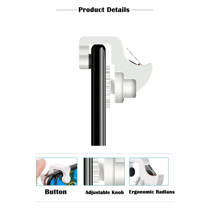 Joystick Gamepad Trigger For Cellular Phone L1R1 Pubg Controller Gamepad L1 R1 Mobile Fire Button Game Gaming Shooter iPhone Ios