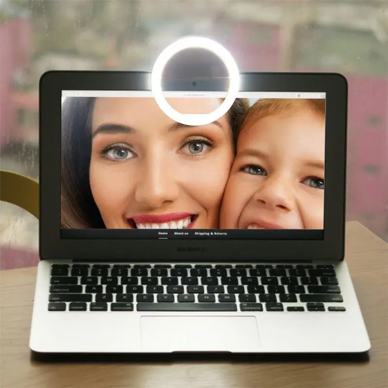 Новое поступление USB зарядка селфи портативная вспышка Led камера телефон фотография кольцо светильник для iPhone X 7 8 huawei Xiaomi смартфон