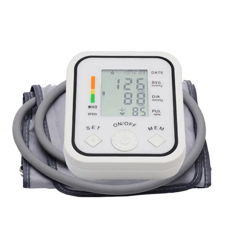 

Arm Blood Pressure Pulse Monitor Health care Monitors Digital Upper Portable Blood Pressure Monitor tonometer  sphygmomanometer