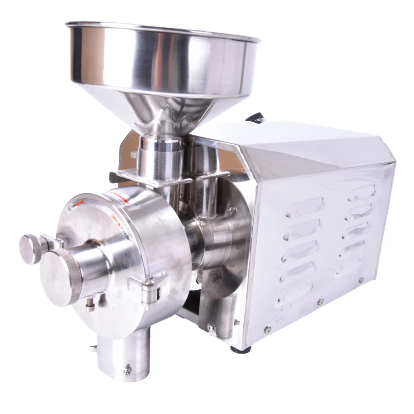 220V commercial flour mill medicine pulverizer cereal grain grinding