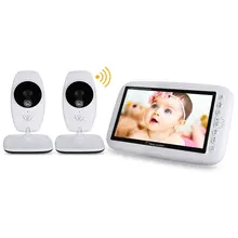 Babykam babyfoon камера Детский Монитор 7,0 дюймов ИК ночной Светильник видеодомофон Колыбельная датчик температуры детский телефон камера няня