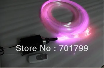 

PS optical fiber kit;200pcs fibers x 1.0mm(diameter) x 4 meter long with one 16W RGB IR light engine