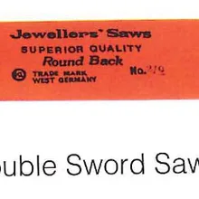 Стоматологическая двойной меч sawblade 4/0 инструменты для изготовления ювелирных изделий золота gem психического резки