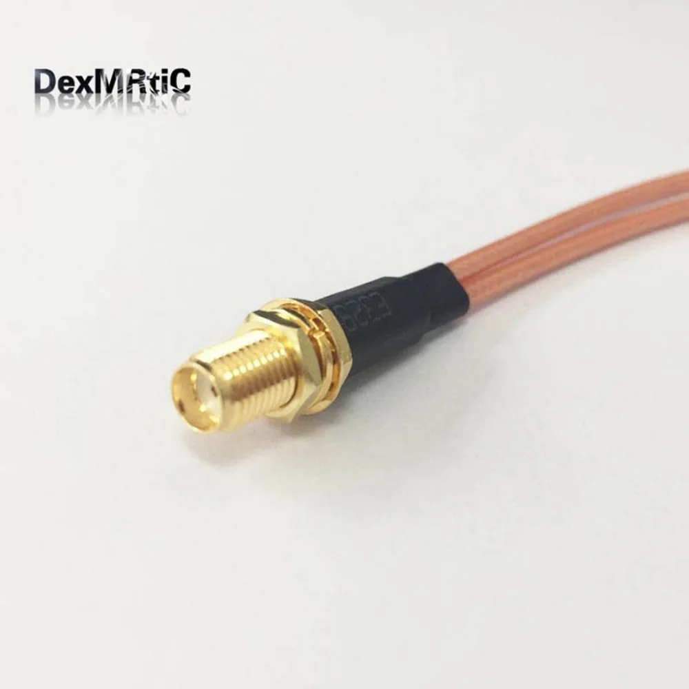 1 шт. сплиттер Соединитель с гнездом SMA на 2 штекера CRC9 коаксиальный кабель RG316 15 см
