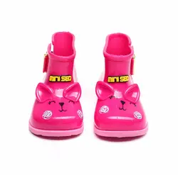 Мини sed Брендовая детская кошка дождь Сапоги и ботинки для девочек Обувь для девочек желе воды Сапоги и ботинки для девочек принцесса Обувь