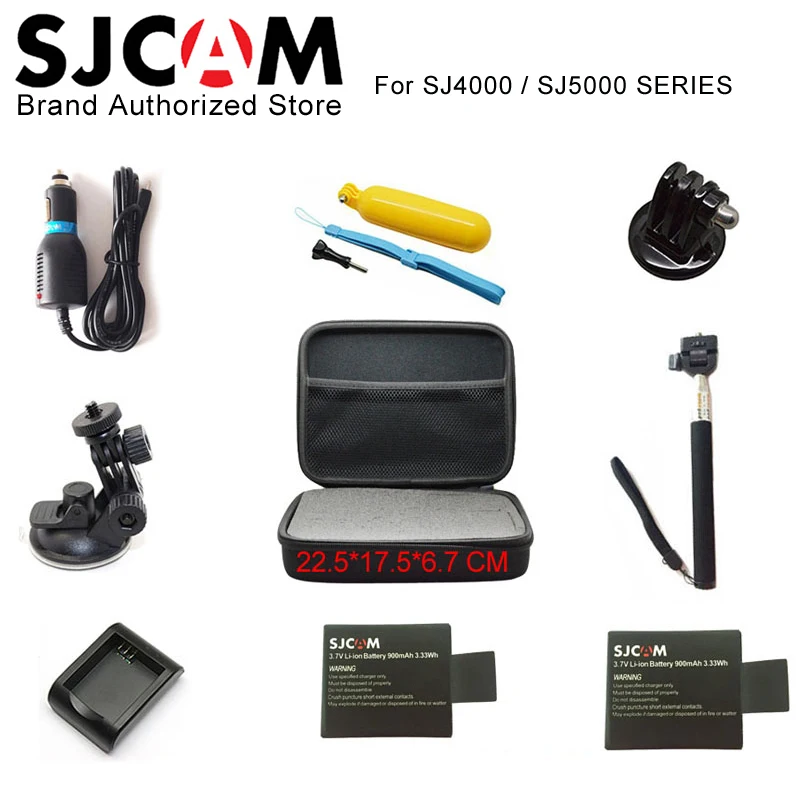 SJ4000 аксессуары Оригинальная батарея SJCAM SJ5000 сумка для экшн камеры самоклеящаяся