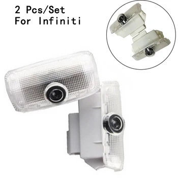 

2Pcs/Set Step Door Courtesy Laser Only For Infiniti FX/G Series With Logo Lens Include LED Courtesy Ghost Shadow Projetor 3W