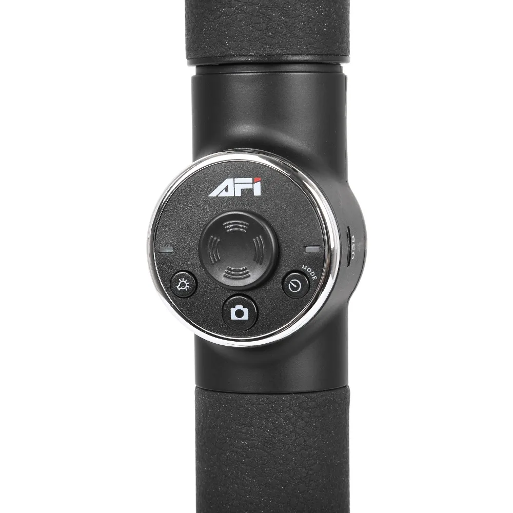  AFI V5 3-axis Mobile Phone Stabilizer Portable Handheld Gimbal Fill Light Selfie Stick